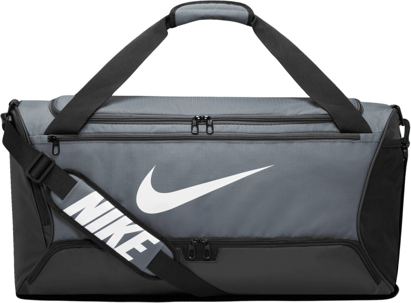 Városi hátizsák / Táska Nike Brasilia Duffel Bag Black/Cool Grey 60 L Sporttáska