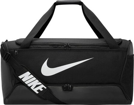 Lifestyle-rugzak / tas Nike Brasilia Duffel Bag Black/White 95 L Sporttas - 1