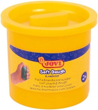 Modelleringslera för barn Jovi Soft Dough Modelleringslera för barn Yellow 110 g - 1