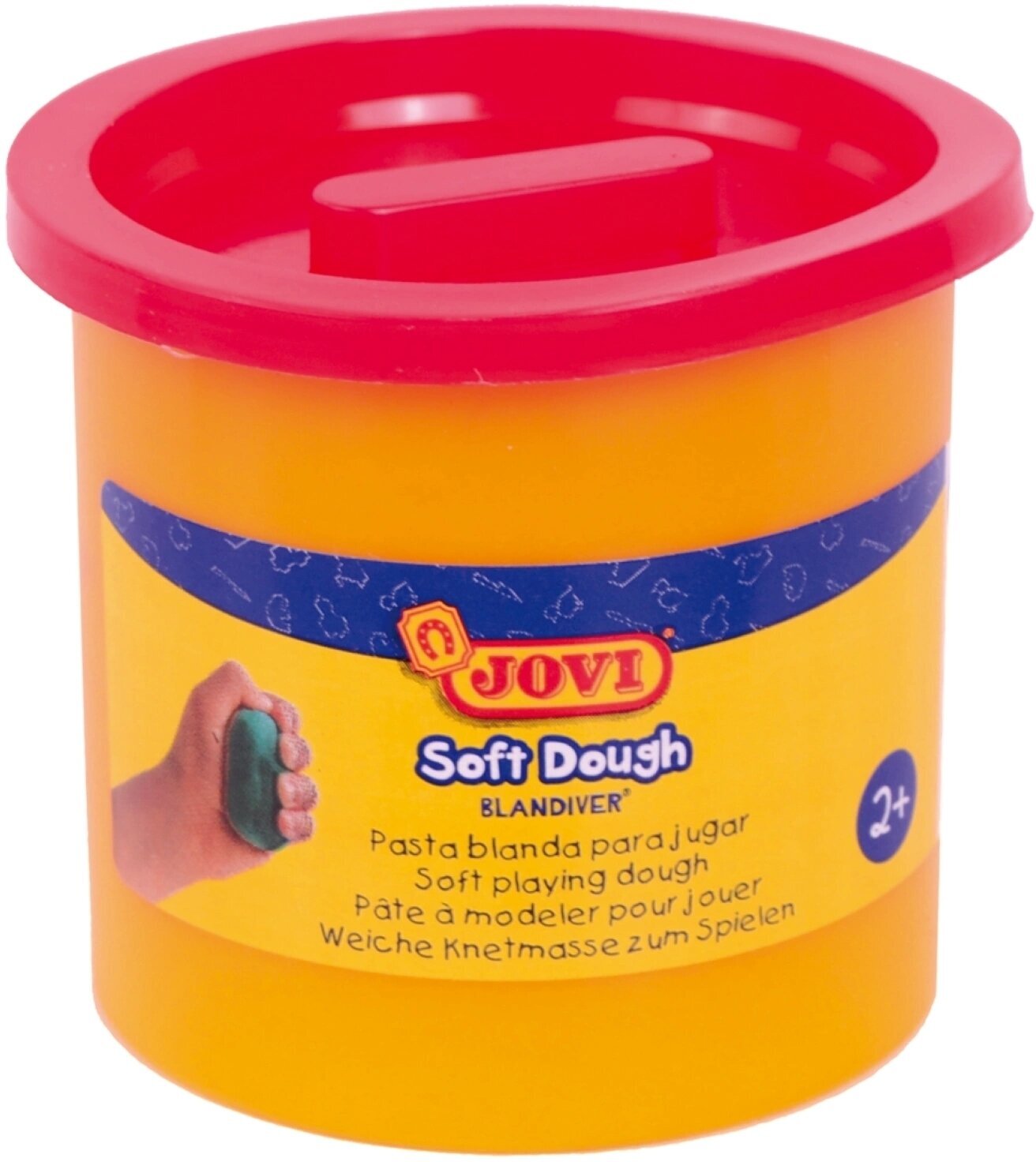 Arcilla de modelado infantil Jovi Soft Dough Arcilla de modelado infantil Rojo 110 g