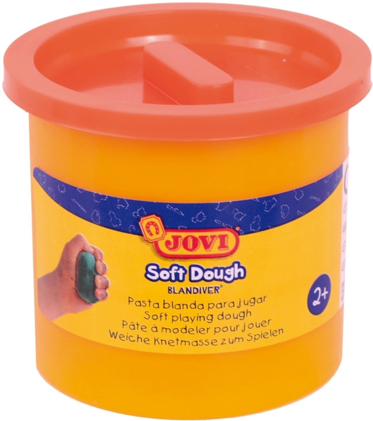 Argilă de modelare pentru copii Jovi Soft Dough Argilă de modelare pentru copii Orange 110 g