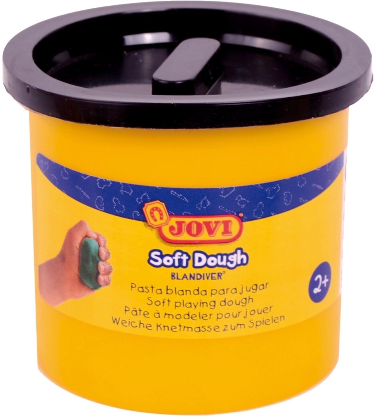 Argila para modelar para crianças Jovi Soft Dough Argila para modelar para crianças Black 110 g