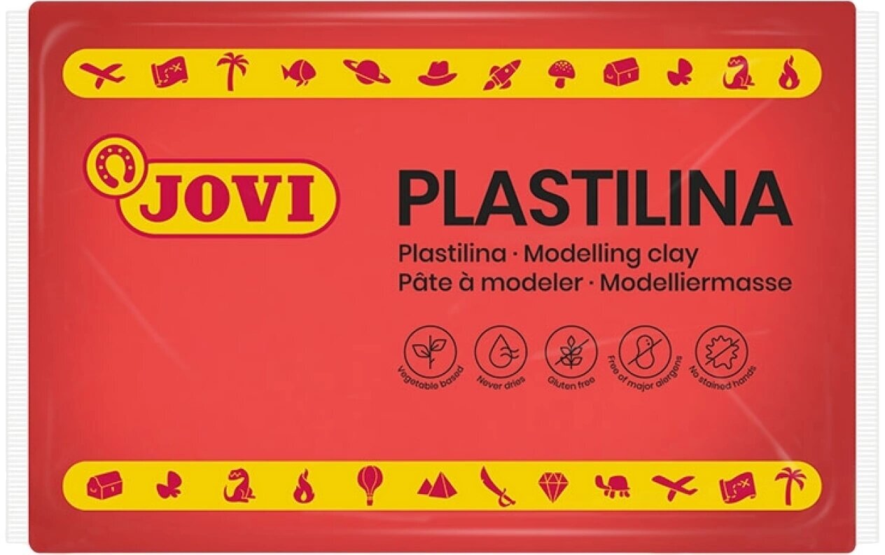 Children's Modelling Clay Jovi 7205 Children's Modelling Clay Red 350 g