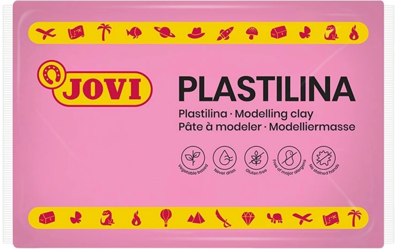 Children's Modelling Clay Jovi 7207 Children's Modelling Clay Pink 350 g