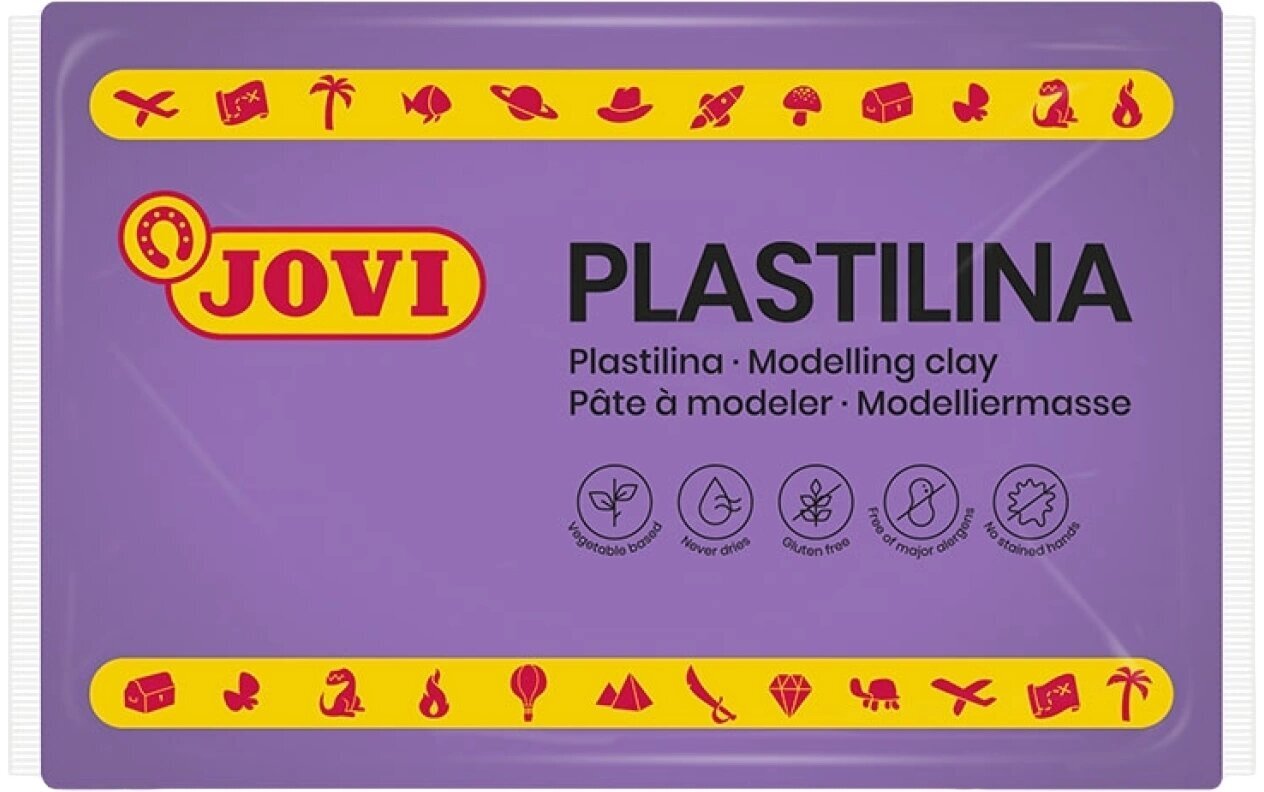 Children's Modelling Clay Jovi 7214 Children's Modelling Clay Purple 350 g