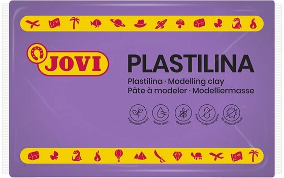 Pasta modellabile per bambini Jovi 7214 Pasta modellabile per bambini Purple 350 g - 1