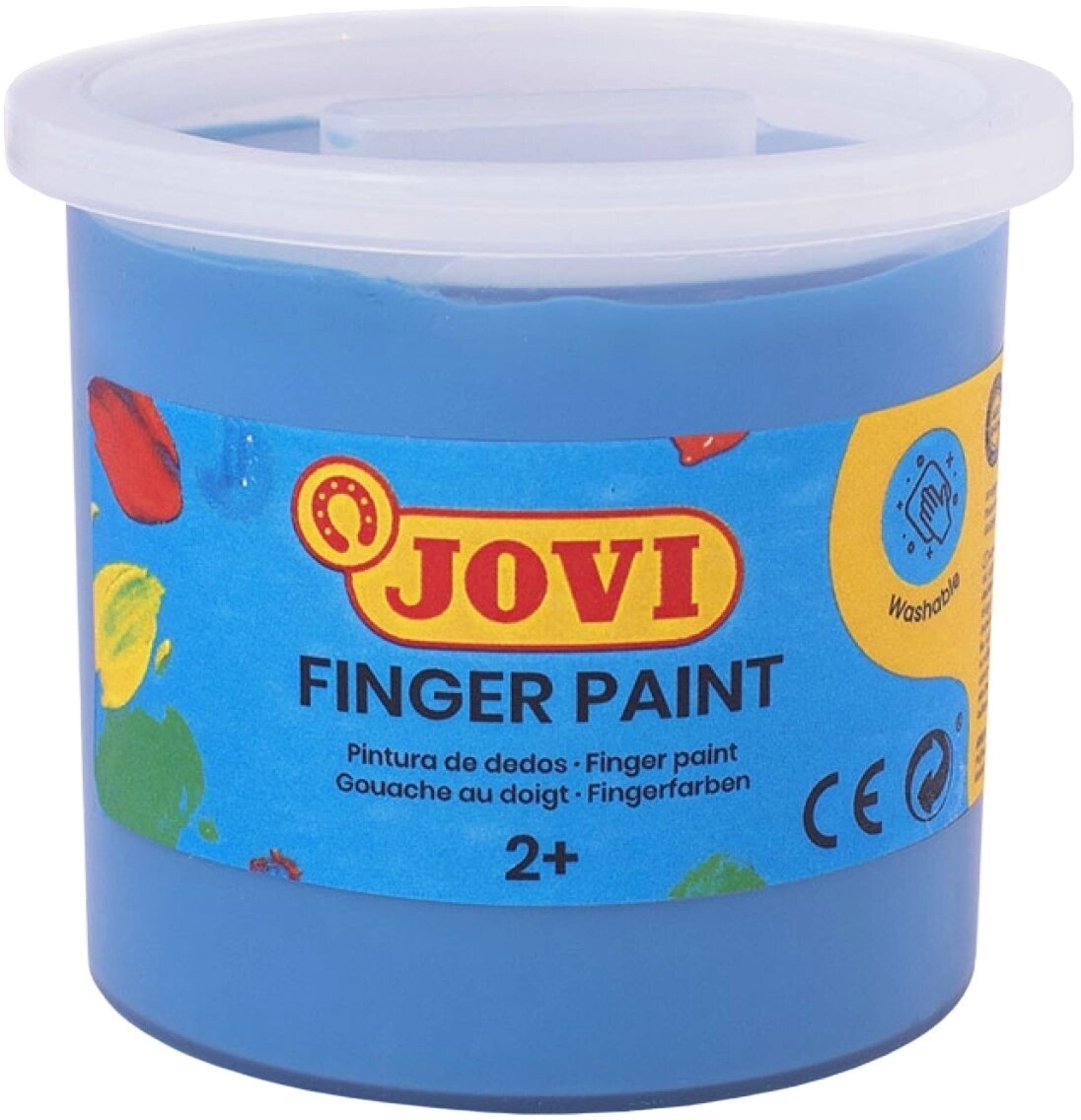 Tinta para os dedos Jovi 56021 Finger Paint Blue 125 ml 1 un.