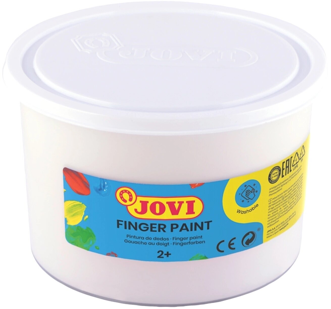 Couleur des doigts Jovi 56101 Peinture au doigt White 500 ml 1 pc