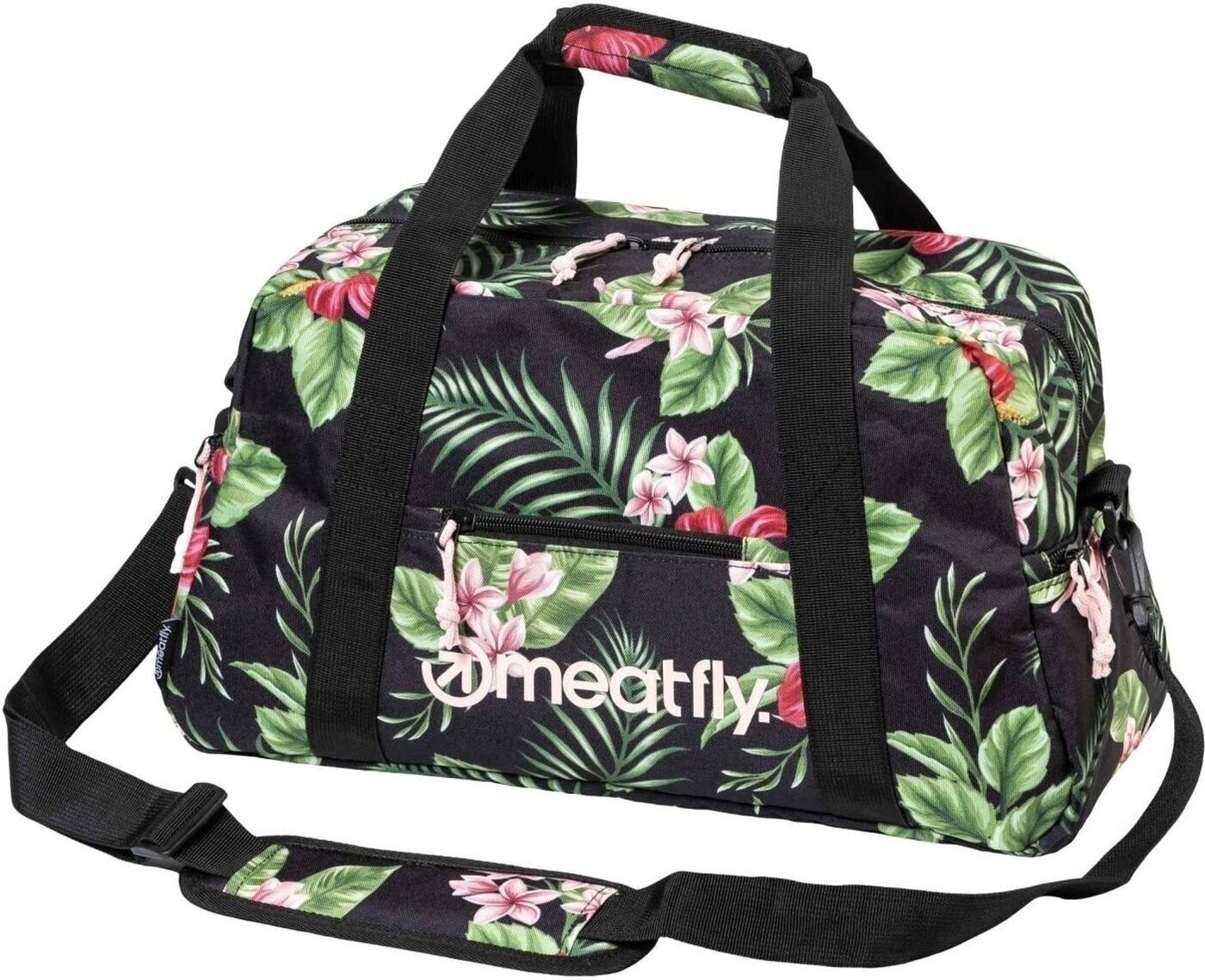 Lifestyle Backpack / Bag Meatfly Mavis Duffle Bag Tropical Black 26 L Sport Bag