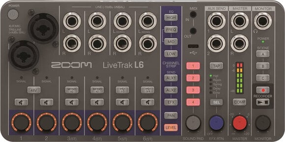 Kompakt flersporsstudie Zoom LiveTrak L-6 Kompakt flersporsstudie - 1