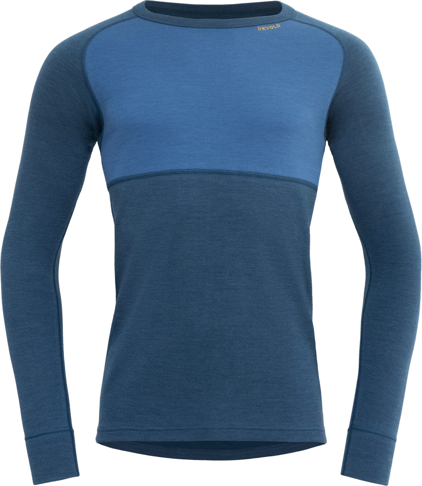 Sous-vêtements thermiques Devold Expedition Merino Silk Shirt Man Flood/Blue S Sous-vêtements thermiques