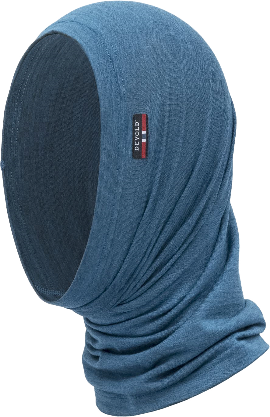 Chusta na szyję Devold Breeze Merino 150 Headover Blue Melange UNI Chusta na szyję