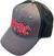 Şapcă AC/DC Red Logo Șapcă Charcoal Grey/Black
