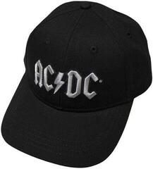 Hattukorkki AC/DC Silver Logo Lippis Black
