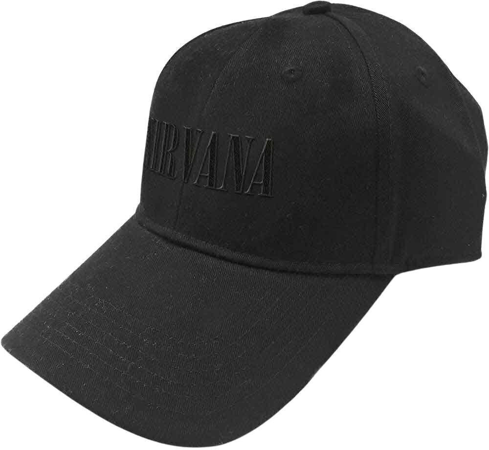 Cappellino Nirvana Cappellino Text Logo Black