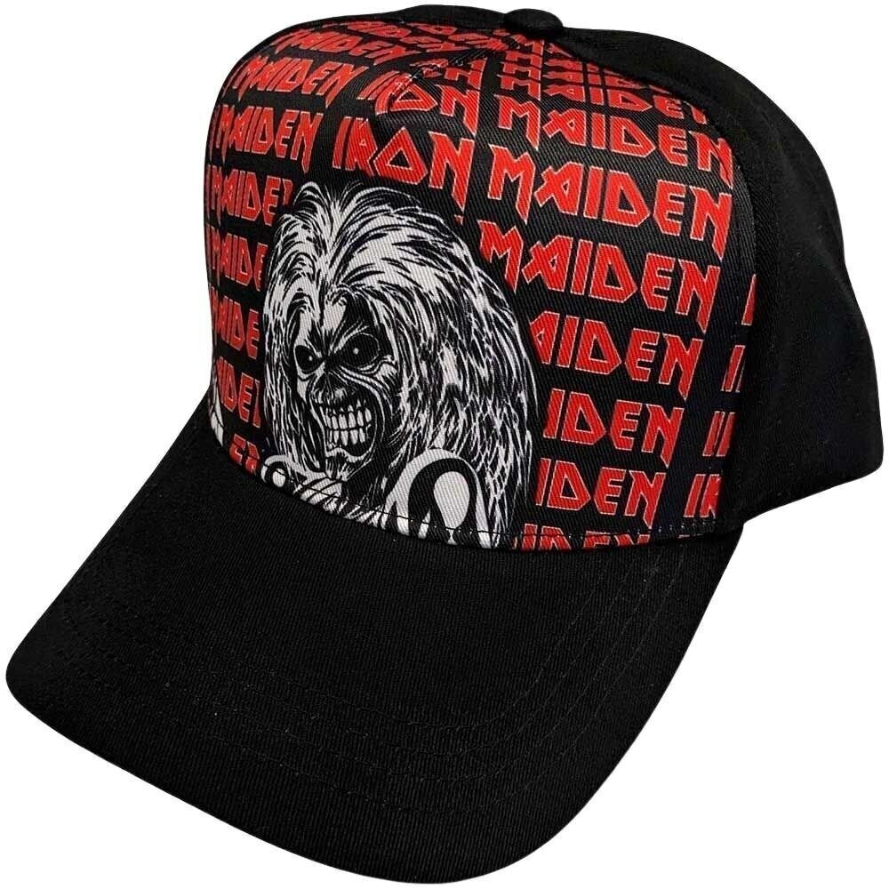 Hoed pet Iron Maiden Hoed pet Eddie Logo Repeat Black