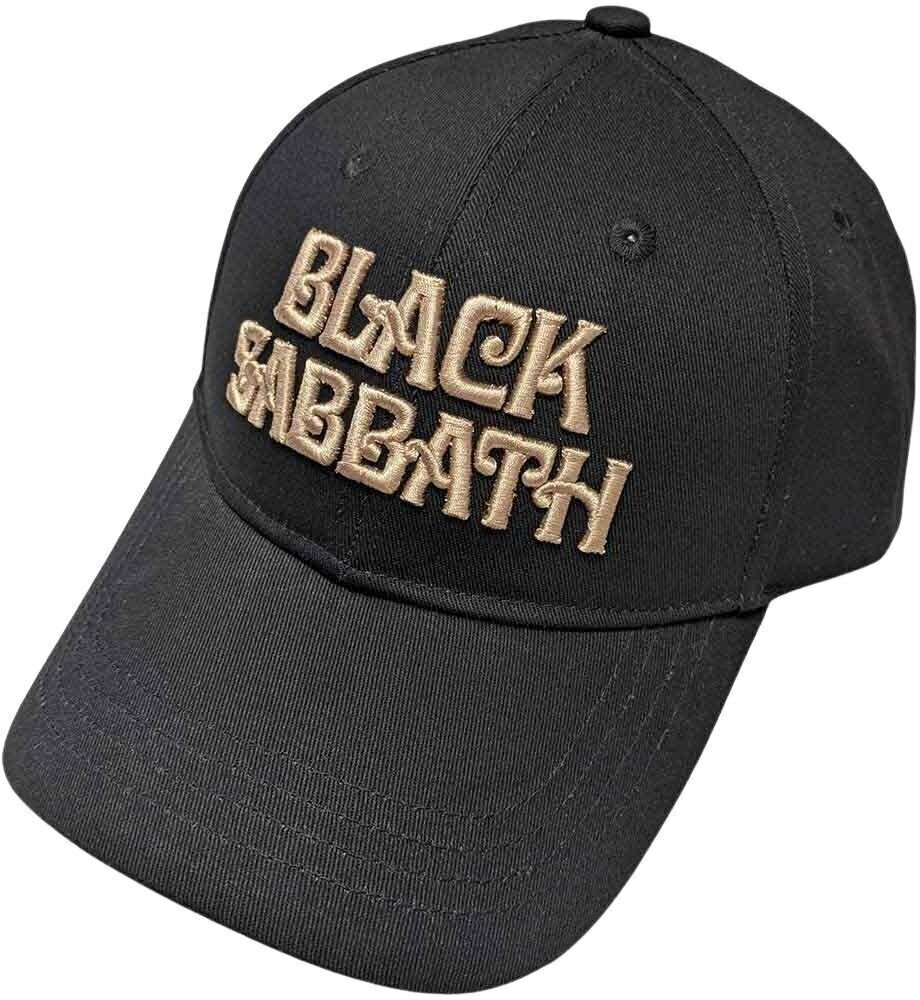 Kappe Black Sabbath Kappe Text Logo Black