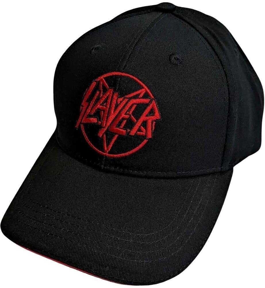 Hattukorkki Slayer Hattukorkki Pentagram Logo Black