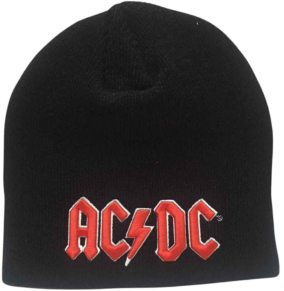 Hat AC/DC Hat Red 3D Logo Black