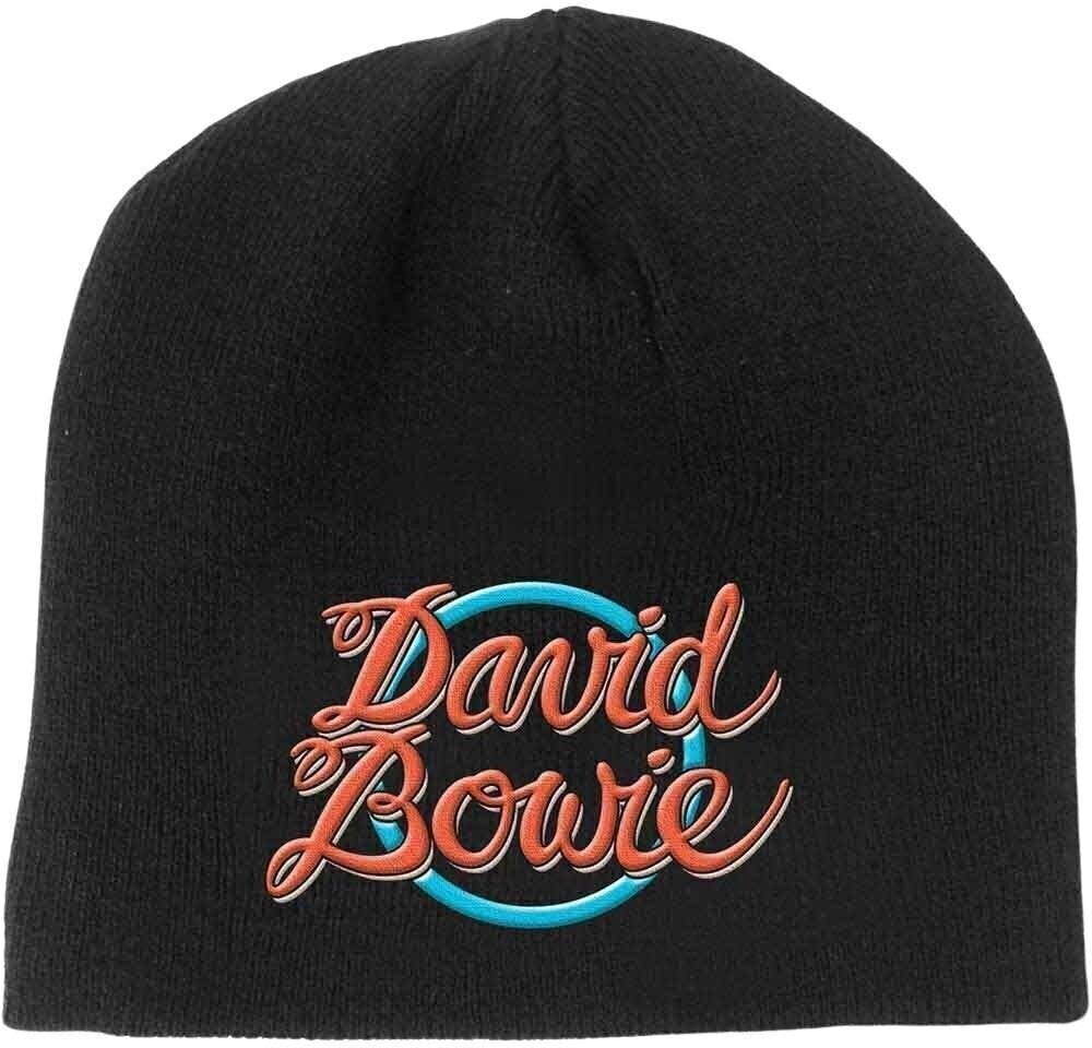 Hat David Bowie Hat 1978 World Tour Logo Black