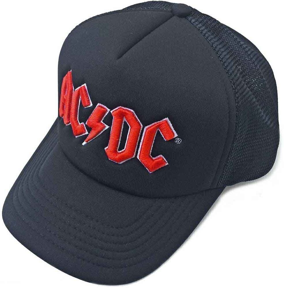 Hattehætte AC/DC Hattehætte Red Logo Black