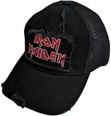 Kapa za šešir Iron Maiden Scuffed Logo Kačket Black