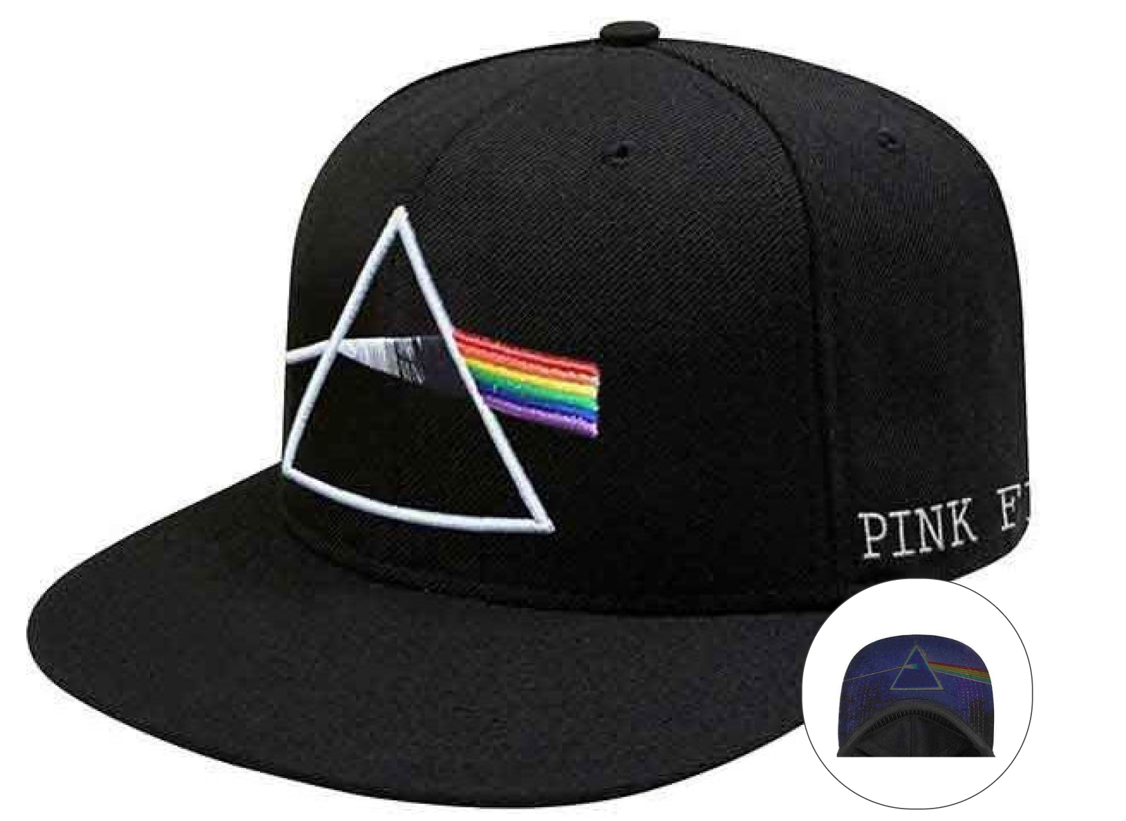 Hattukorkki Pink Floyd Hattukorkki Dark Side of the Moon Black