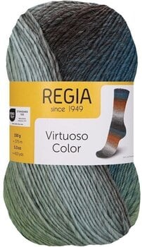 Knitting Yarn Regia Virtuoso Color Into the Sea Knitting Yarn - 1