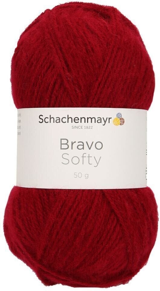 Filati per maglieria Schachenmayr Bravo Softy Wine Red Filati per maglieria