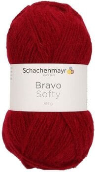 Knitting Yarn Schachenmayr Bravo Softy Wine Red Knitting Yarn - 1