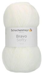 Fios para tricotar Schachenmayr Bravo Softy White Fios para tricotar