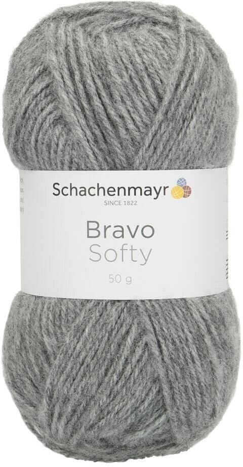 Fil à tricoter Schachenmayr Bravo Softy Light Grey Fil à tricoter