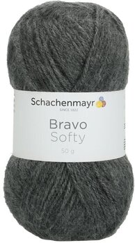 Przędza dziewiarska Schachenmayr Bravo Softy Medium Grey Przędza dziewiarska - 1