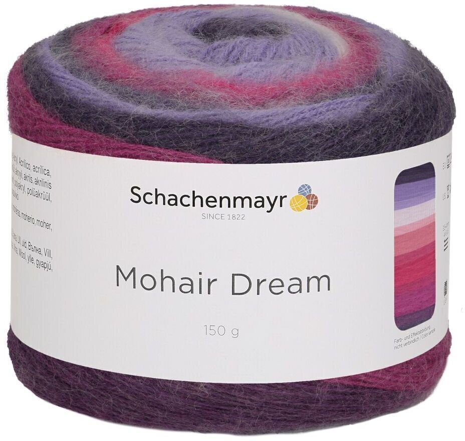 Knitting Yarn Schachenmayr Mohair Dream Berry Dream Knitting Yarn