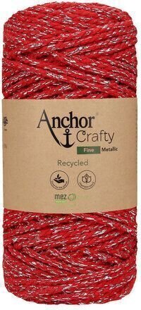 Filato all'uncinetto Anchor Crafty Fine Metallic Berry Filato all'uncinetto