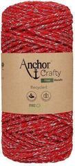 Špagát Anchor Crafty Fine Metallic 65 m Berry Špagát