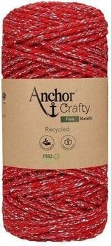 Fil de crochet Anchor Crafty Fine Metallic Berry Fil de crochet - 1