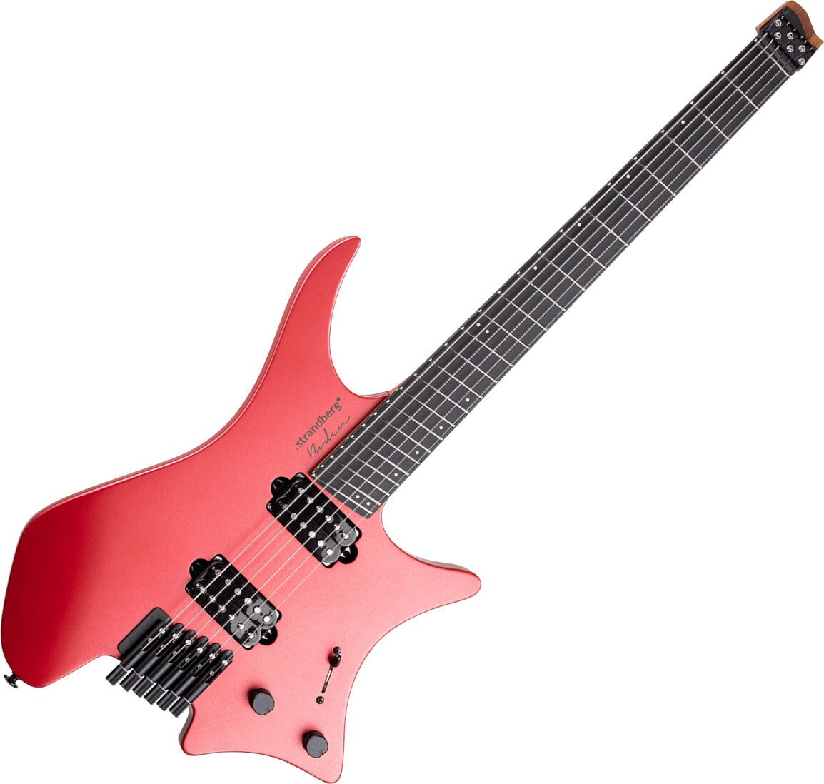 Huvudlös gitarr Strandberg Boden Metal NX 6 Blood Red Huvudlös gitarr