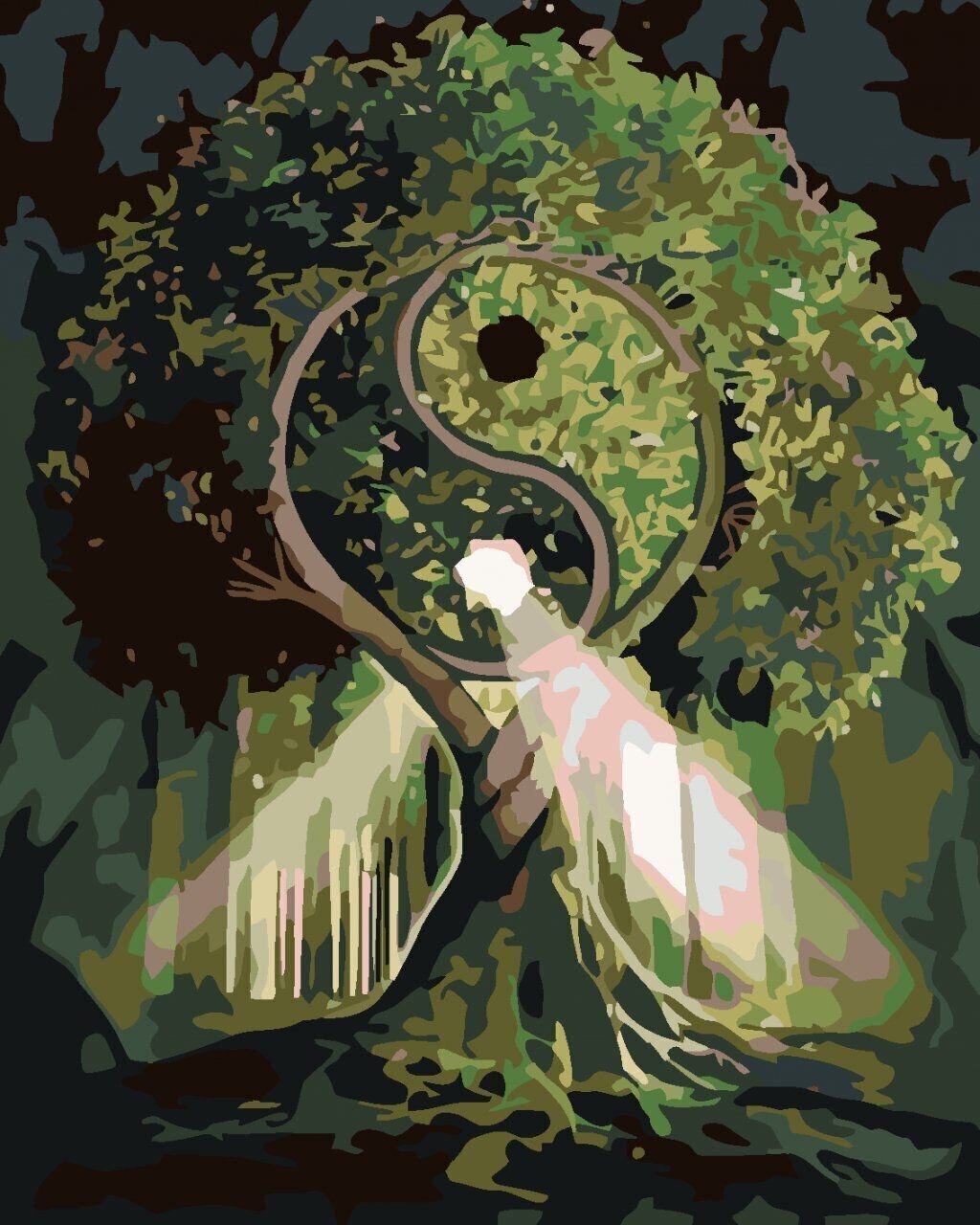 Zuty Maľovanie podľa čísel Harmony Tree