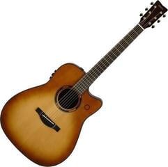 Guitare Dreadnought acoustique-électrique Yamaha TAG3 C Sand Burst Guitare Dreadnought acoustique-électrique