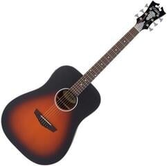 Elektroakustická kytara Dreadnought D'Angelico Premier Lexington LS Satin Vintage Sunburst Elektroakustická kytara Dreadnought