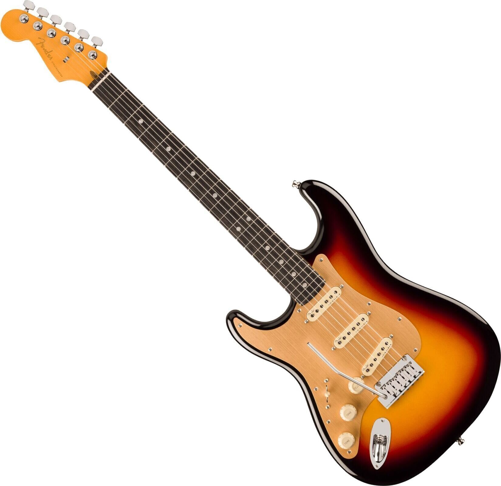 E-Gitarre Fender American Ultra II Stratocaster LH EB Ultraburst E-Gitarre