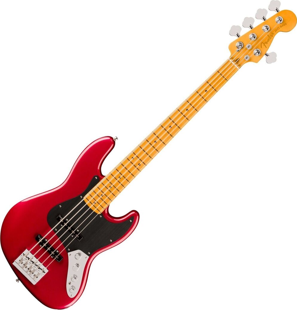 Fender American Ultra II Jazz Bass V MN Sinister Red Bas cu 5