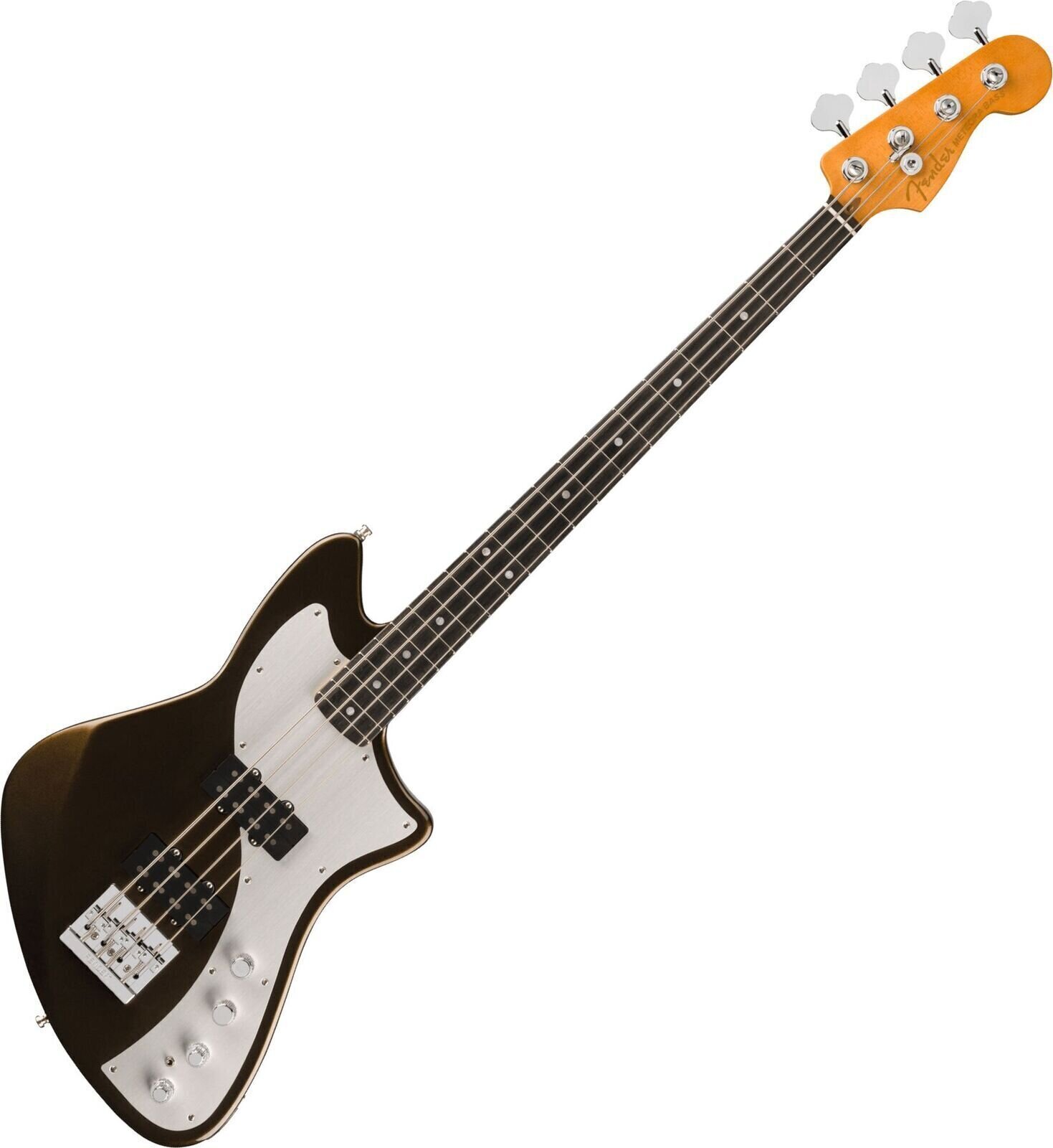 Baixo de 4 cordas Fender American Ultra II Meteora Bass EB Texas Tea Baixo de 4 cordas