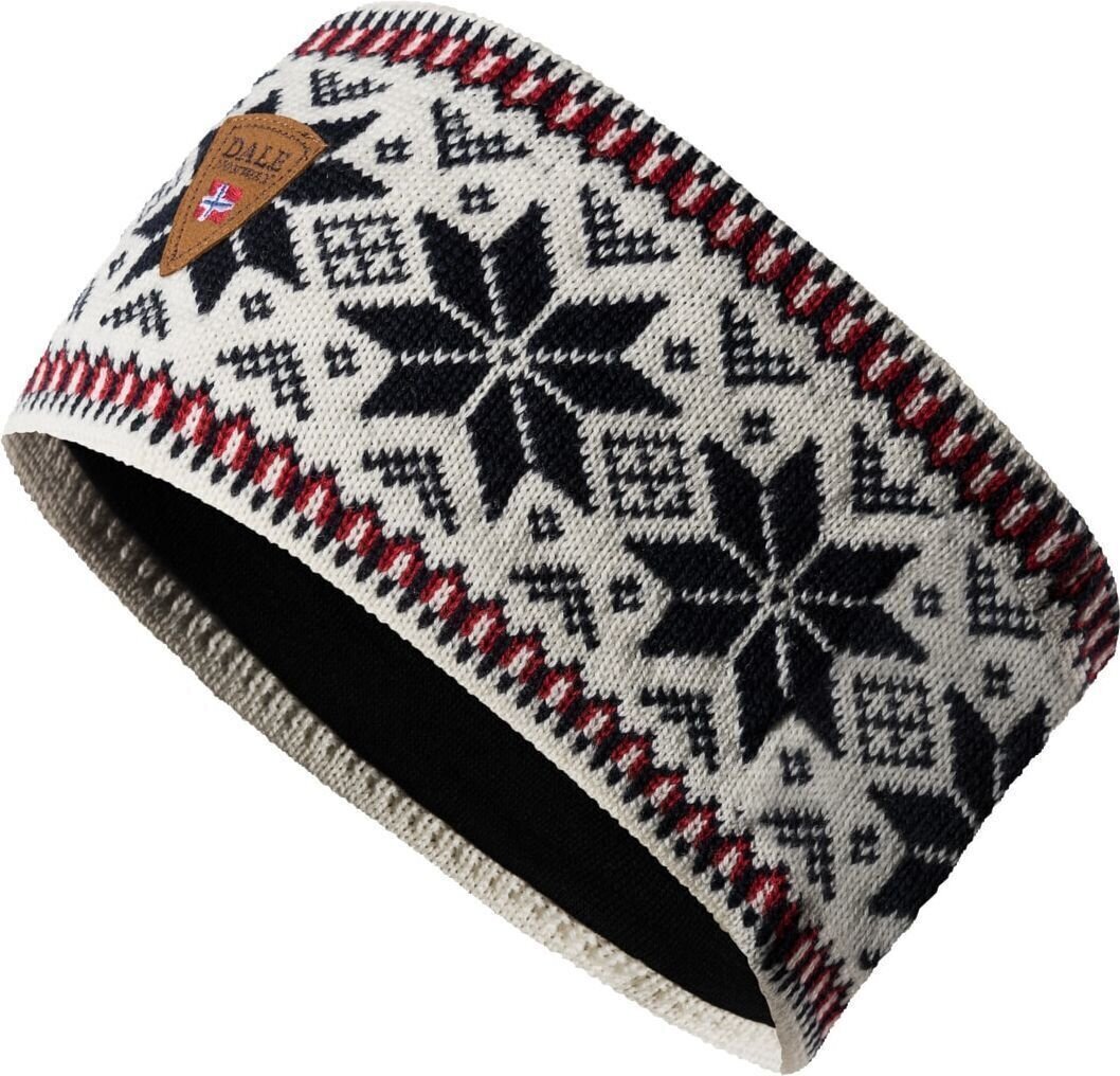 Banda deportiva Dale of Norway Garmisch Headband Off White/Navy/Raspberry UNI Banda deportiva