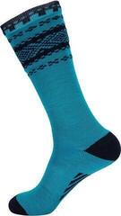 Socks Dale of Norway Cortina Knee Sock Turquoise/Navy