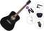 Akustická gitara Fender CD-60 BK V3 Deluxe SET Black Akustická gitara