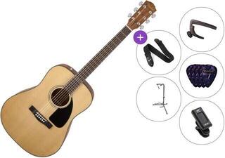 Guitare acoustique Fender CD-60 NA V3 Deluxe SET Natural Guitare acoustique