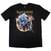 T-shirt Iron Maiden Fear Live Flames Unisex Black 2XL T-shirt