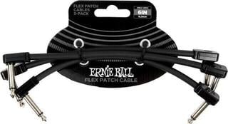 Patchkabel Ernie Ball Flex 3 Pack 15,24 cm Winkelklinke - Winkelklinke Patchkabel